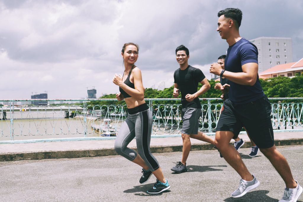 flirt course à pied